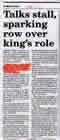 SIHANOUK appoint HUN SEN premier of CAMBODIA KINGDOM government(Left-4. 1998.11.28. PEOPLE DAILY)