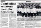 The second CAMBODIA KINDOM government taking HUN SEN as premier declare to found